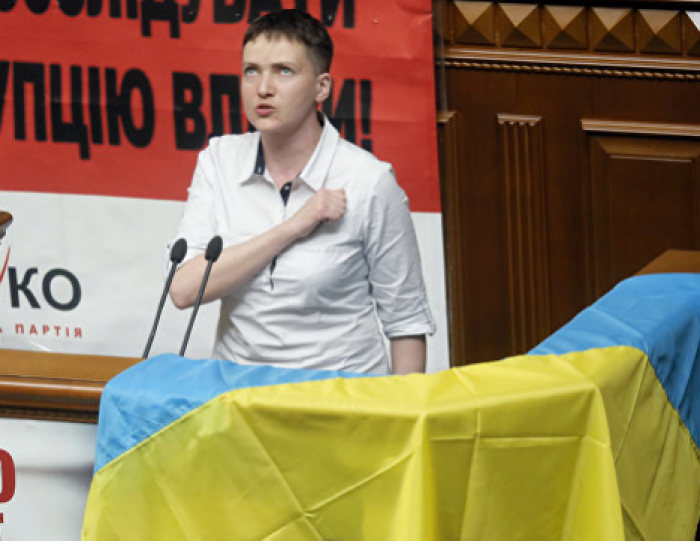 Савченко запела в Верховной раде