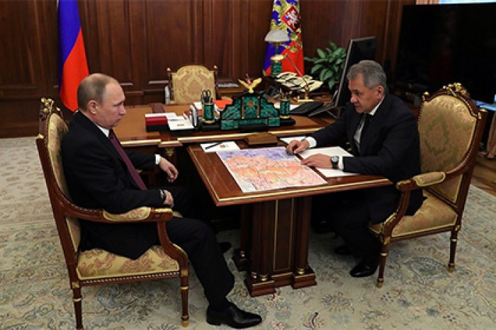 Шойгу доложил Путину о завершении операции в Алеппо