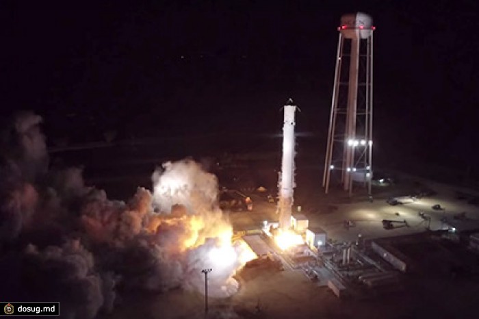 Space X показала видео испытаний модернизированной ракеты Falcon 9