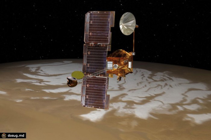 Станция Mars Odyssey совершит 60-тысячный виток вокруг вокруг Красной планеты