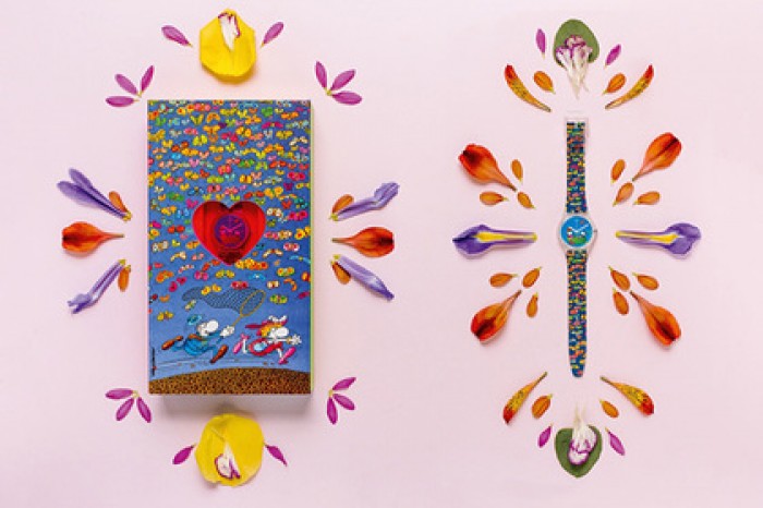 Swatch обеспечит влюбленных часами в дизайне Мордилло