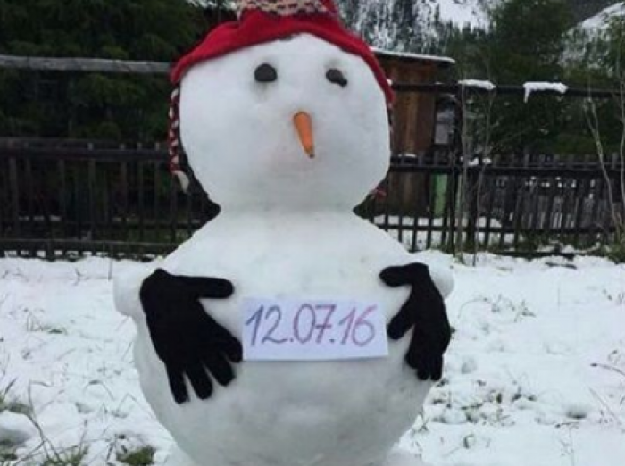 В середине июля в Якутии пошел снег