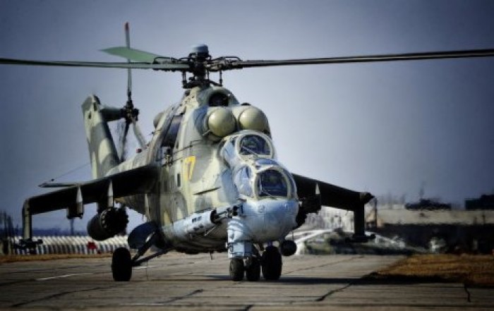 В Сирии сбили вертолет Ми-25 с российским экипажем