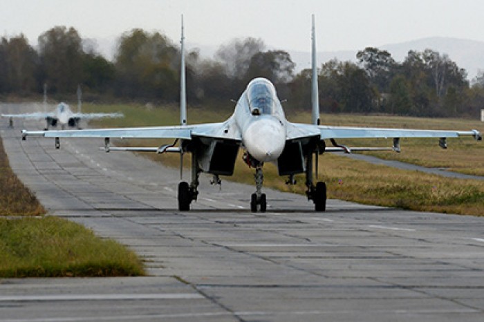 В Сирию переброшены четыре истребителя Су-35С