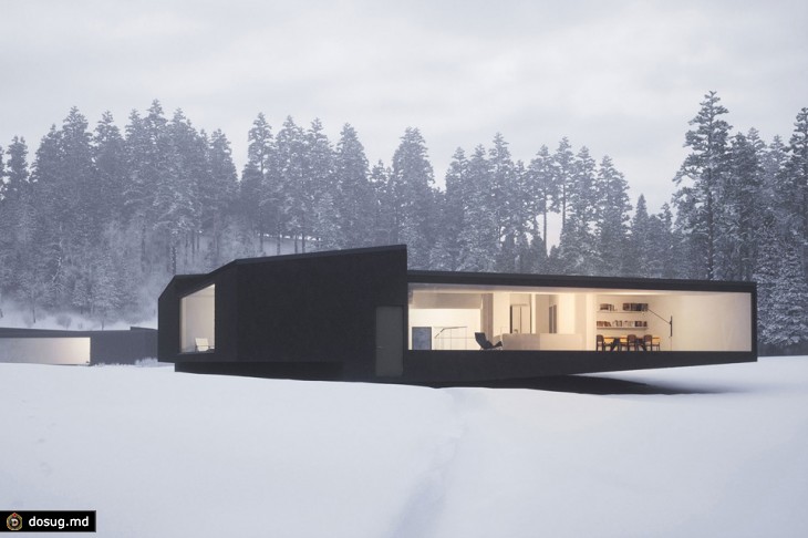 Twin Houses: два дома геометрической формы