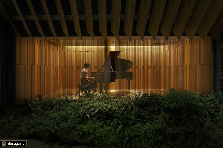 Дизайн флагманского шоурума Steinway & Sons в Токио