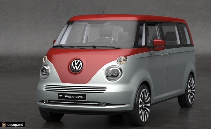 Концепт обновленного микроавтобуса Volkswagen T1