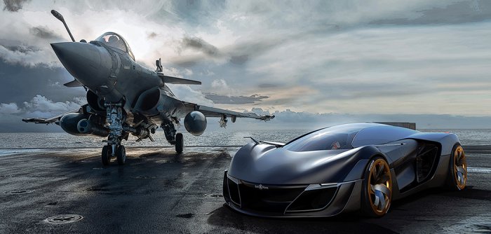 Футуристический супер-кар AeroGT