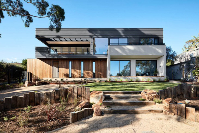Дом с тремя террасами от Bryant Alsop Architects