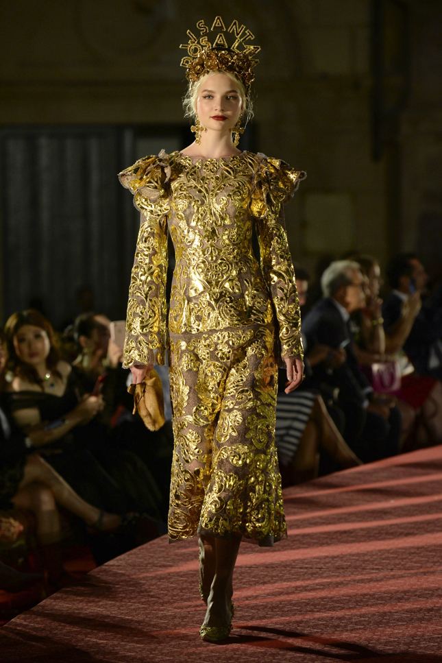 Шоу Dolce & Gabbana Alta Moda в Палермо