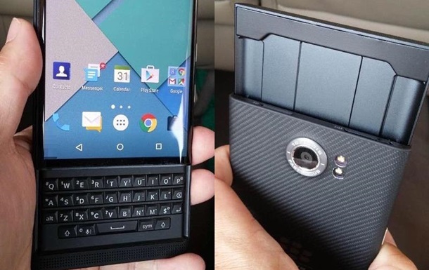 Опубликованы фото первого Android-смартфона BlackBerry