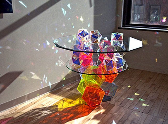 Cверкающий стол Sparkle Geometric Table
