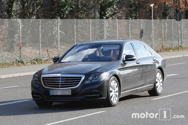 Фотошпионы рассекретили обновленный Mercedes-Benz S-класса