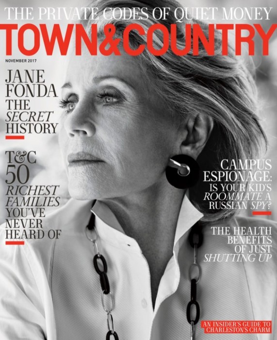 Джейн Фонда в Town & Country Magazine