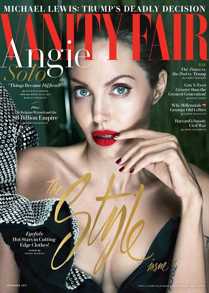 Анжелина Джоли для Vanity Fair September 2017