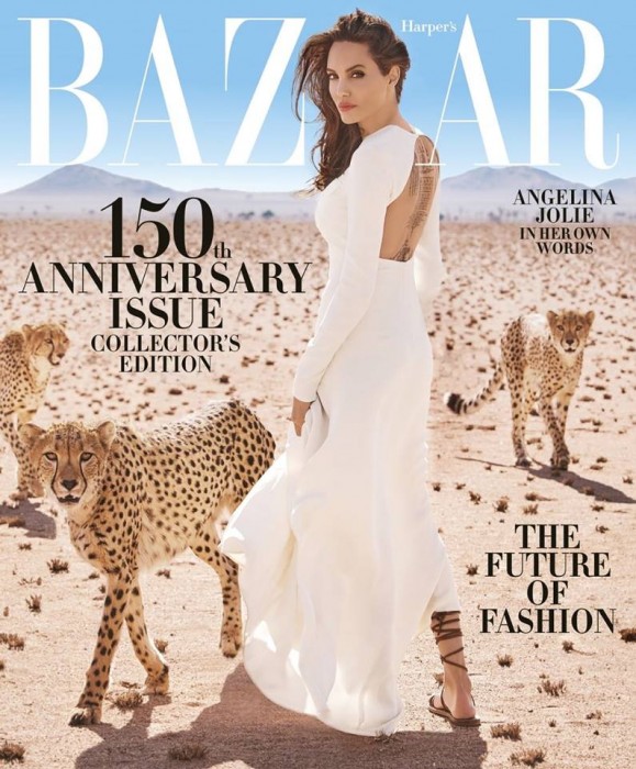 Анджелина Джоли в Harper's Bazaar