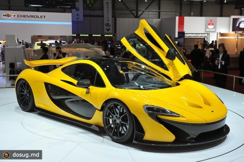 Суперкар McLaren P1 на Женевском автосалоне