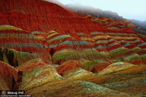 Китайское чудо Danxia Landform