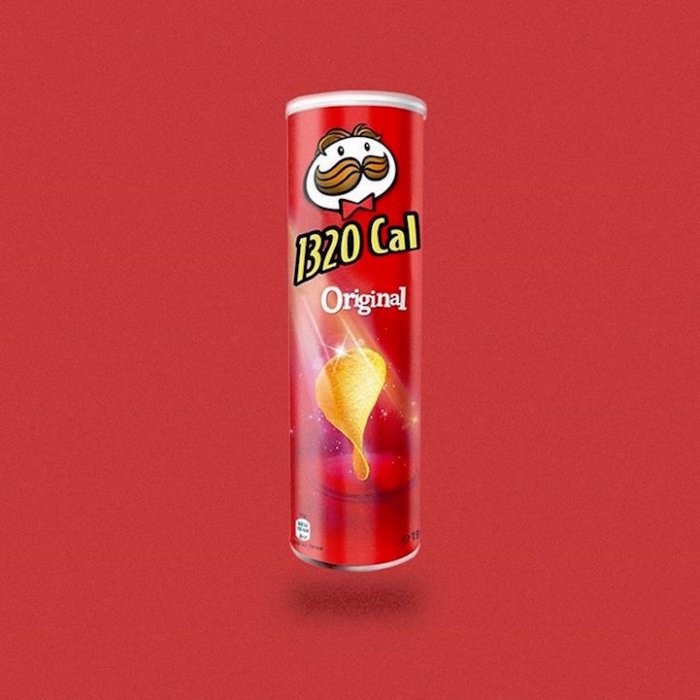 Калорийные месседжи вредной еды