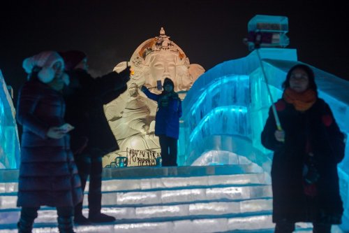 Фестиваль льда и снега в Харбине, Китай