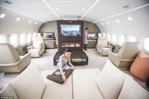 Крупнейший в мире роскошный частный самолёт Boeing 787 Dreamliner VVIP