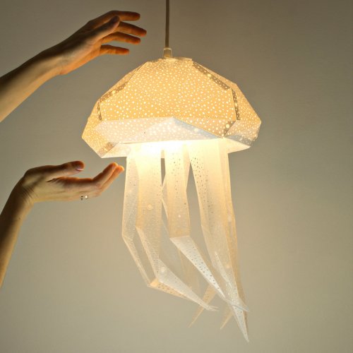 Необычные бумажные абажуры от VasiliLights