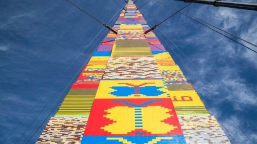 В Тель-Авиве построили самую высокую башню из LEGO