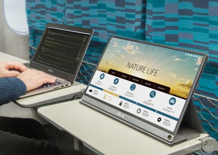 Asus ZenScreen Go — самый тонкий портативный монитор в мире (5 фото)