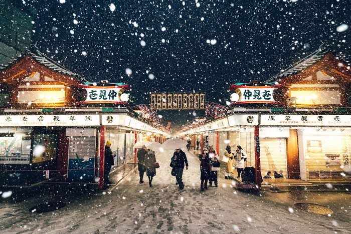 Заснеженный Токио в фотографиях Yuichi Yokota