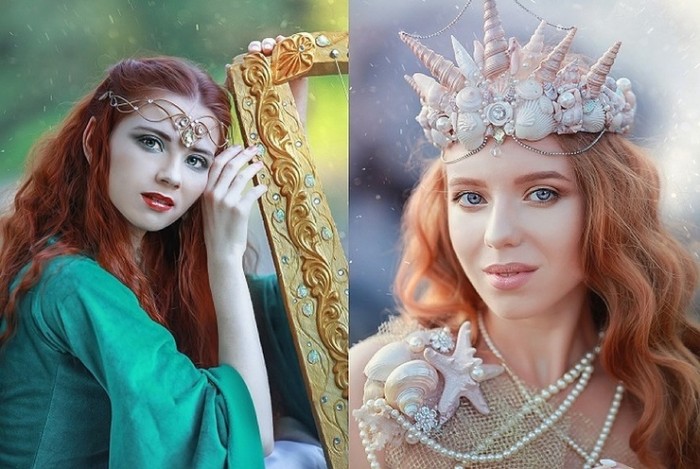 Сказочные снимки: новосибирский фотограф своими руками создает образы нимф