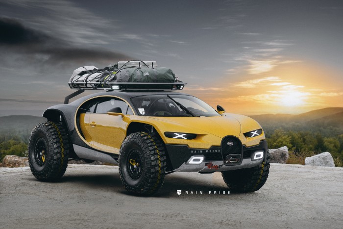Джип Bugatti Chiron off-road concept от Райан Приск