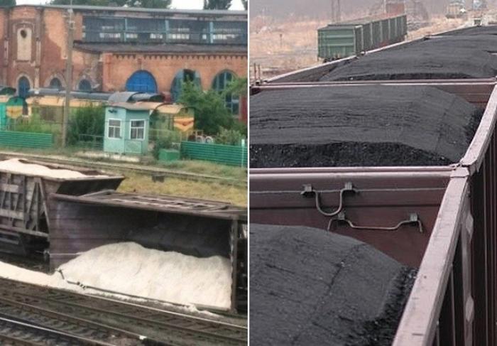 Как разгружают железнодорожные вагоны