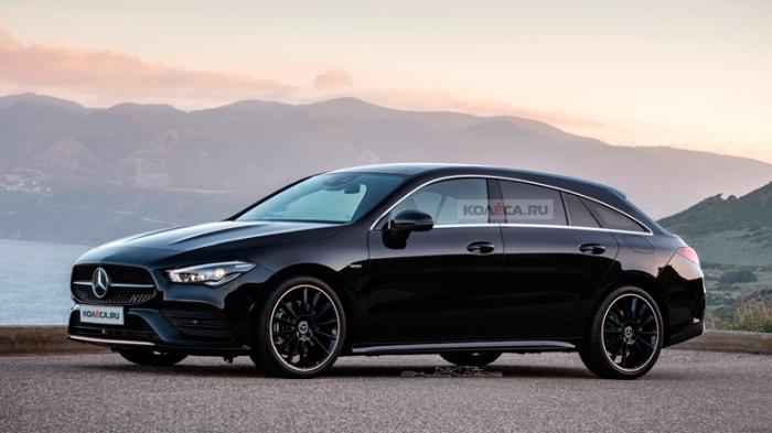 В Сети появились первые рендеры нового универсала Mercedes CLA
