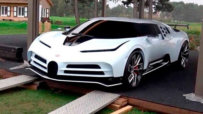 Бесшумный 1 577-сильный гиперкар Bugatti Centodieci попал на видео