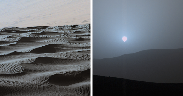 Лучшие фото с марсохода Curiosity