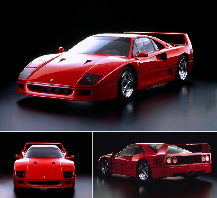 Посмотрите, как горит редкий Ferrari F40