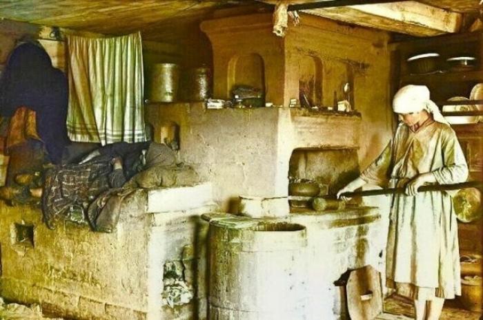 Цветные фотографии русской деревни в конце XIX века