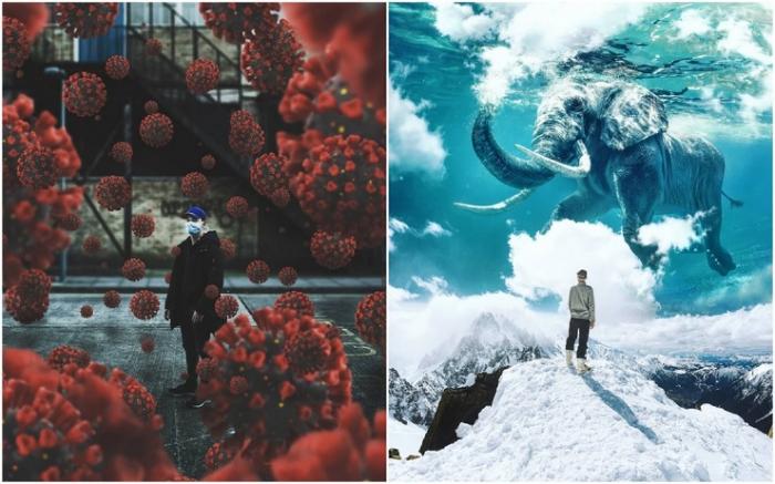 Фантастические фотоманипуляции Джастина Майна