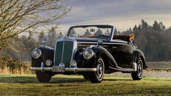 69-летний кабриолет Mercedes-Benz, который почти всю жизнь принадлежал одному владельцу