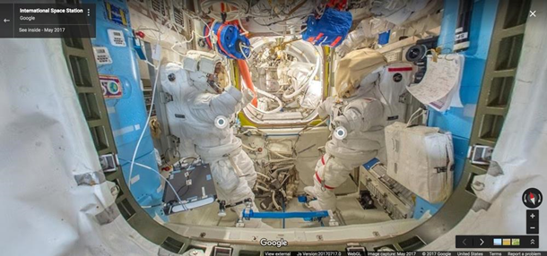 На Google Street View появились панорамы с МКС