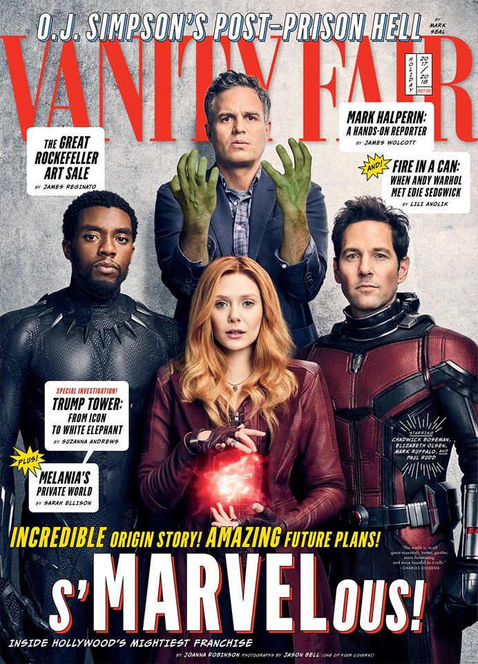 Главные герои "Войны Бесконечности" для Vanity Fair