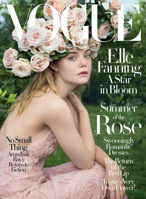 Эль Фэннинг на обложке Vogue