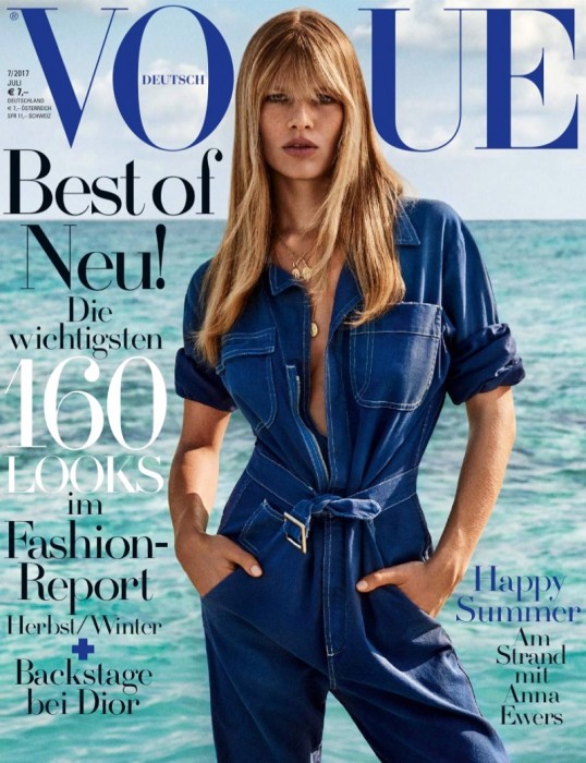 Анна Юэрс для Vogue Germany