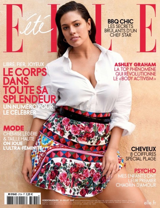 Эшли Грэм на обложке ELLE France
