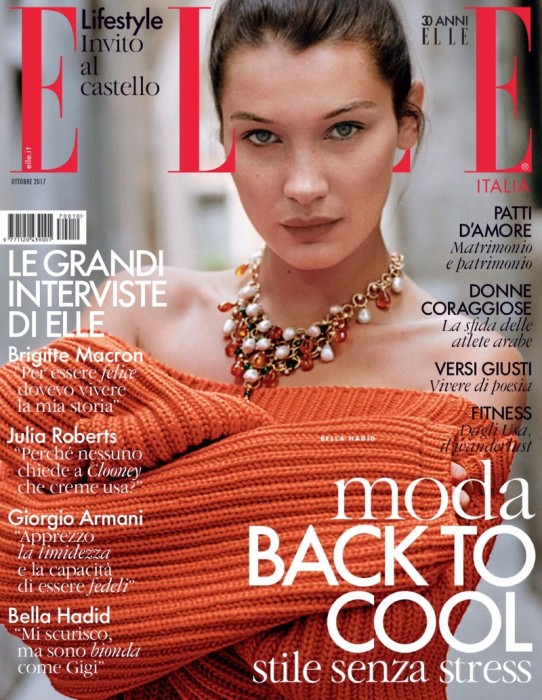 Белла Хадид в кавер-стори итальянского ELLE