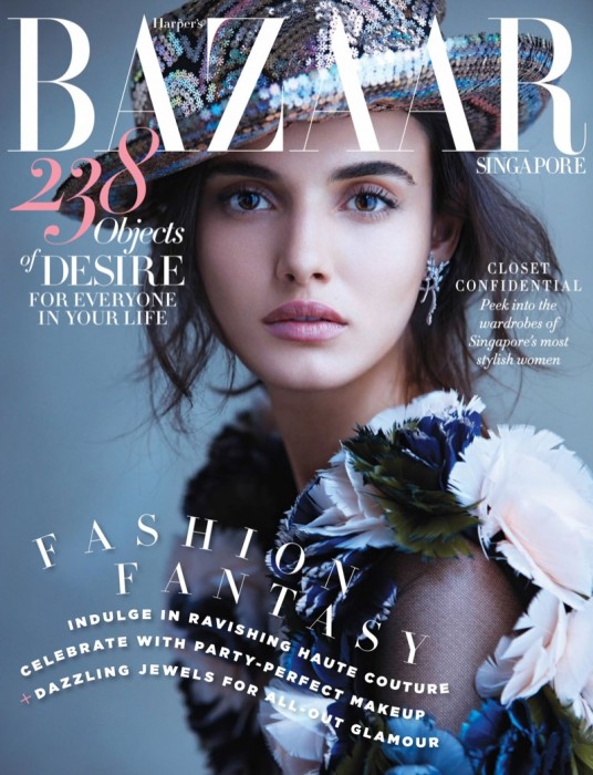 Бланка Падилья в сингапурском Harper’s Bazaar
