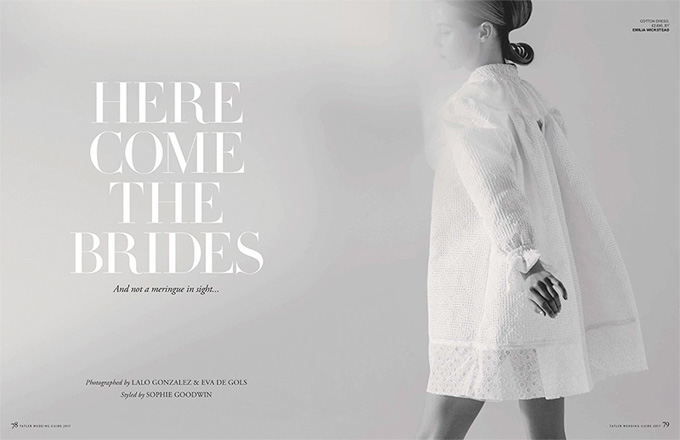 Свадебная фотосессия в Tatler UK
