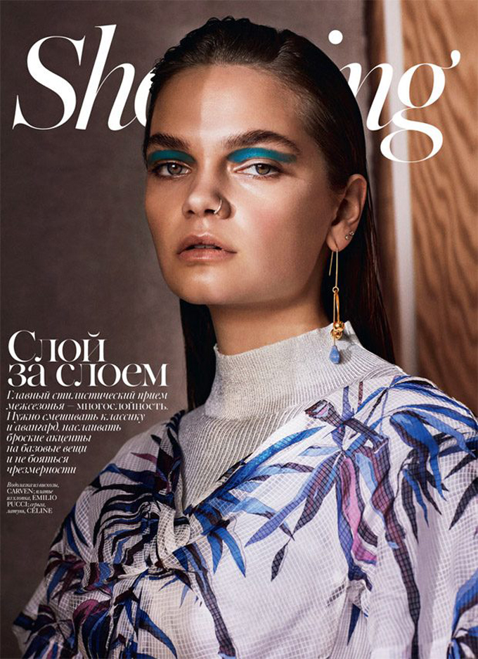 Caitie Greene в украинском Vogue