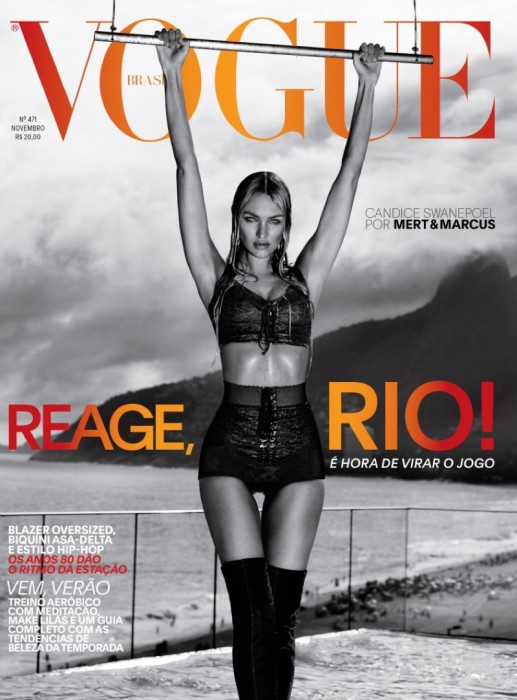 Кэндис Свейнпол для Vogue Brazil