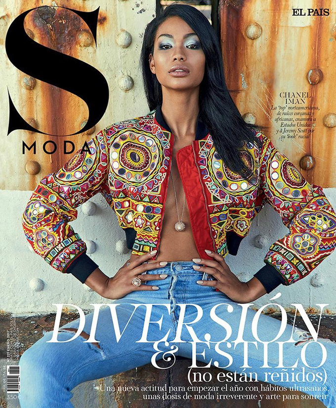Шанель Иман на обложке S Moda